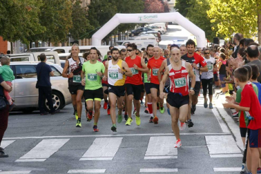 Imágenes de la carrera celebrada este sábado en el barrio pamplonés.