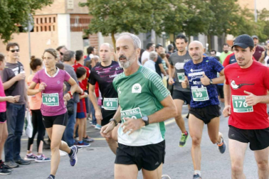 Imágenes de la carrera celebrada este sábado en el barrio pamplonés.