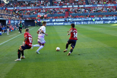 Imágenes del partido disputado en El Sadar entre el Osasuna y el Numancia el 30 de septiembre de 2018.