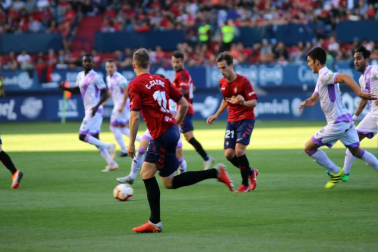 Imágenes del partido disputado en El Sadar entre el Osasuna y el Numancia el 30 de septiembre de 2018.