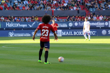 Imágenes del partido disputado en El Sadar entre el Osasuna y el Numancia el 30 de septiembre de 2018.