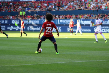 Imágenes del partido disputado en El Sadar entre el Osasuna y el Numancia el 30 de septiembre de 2018.