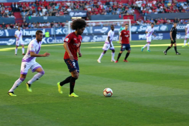 Imágenes del partido disputado en El Sadar entre el Osasuna y el Numancia el 30 de septiembre de 2018.
