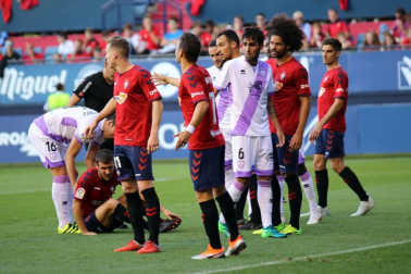 Imágenes del partido disputado en El Sadar entre el Osasuna y el Numancia el 30 de septiembre de 2018.