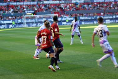 Imágenes del partido disputado en El Sadar entre el Osasuna y el Numancia el 30 de septiembre de 2018.