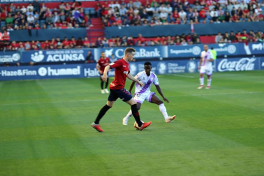 Imágenes del partido disputado en El Sadar entre el Osasuna y el Numancia el 30 de septiembre de 2018.