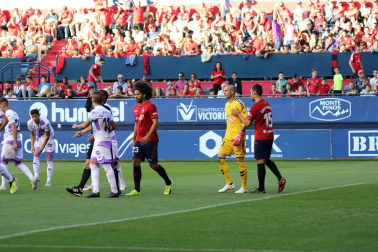 Imágenes del partido disputado en El Sadar entre el Osasuna y el Numancia el 30 de septiembre de 2018.