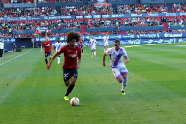 Imágenes del partido disputado en El Sadar entre el Osasuna y el Numancia el 30 de septiembre de 2018.