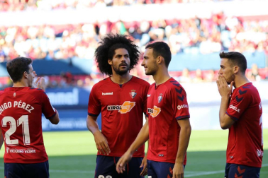 Imágenes del partido disputado en El Sadar entre el Osasuna y el Numancia el 30 de septiembre de 2018.