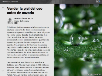 Además, los derechos de emisión de CO2 de las empresas navarras.