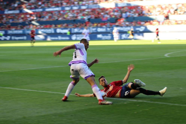 Imágenes del partido disputado en El Sadar entre el Osasuna y el Numancia el 30 de septiembre de 2018.