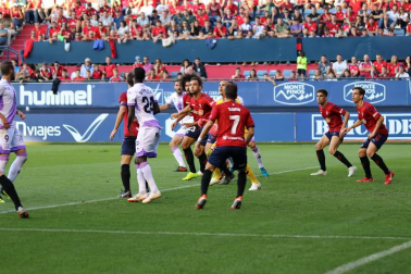 Imágenes del partido disputado en El Sadar entre el Osasuna y el Numancia el 30 de septiembre de 2018.