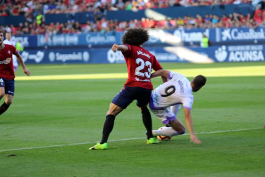 Imágenes del partido disputado en El Sadar entre el Osasuna y el Numancia el 30 de septiembre de 2018.