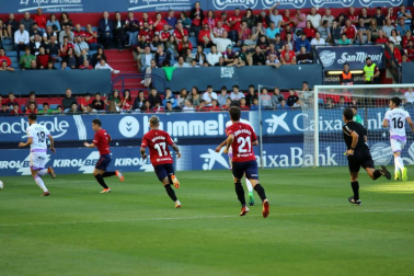 Imágenes del partido disputado en El Sadar entre el Osasuna y el Numancia el 30 de septiembre de 2018.