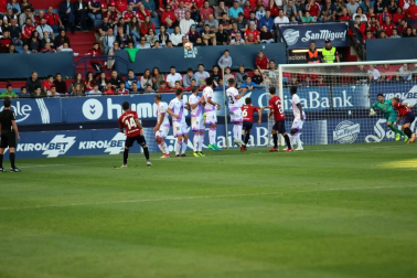 Imágenes del partido disputado en El Sadar entre el Osasuna y el Numancia el 30 de septiembre de 2018.