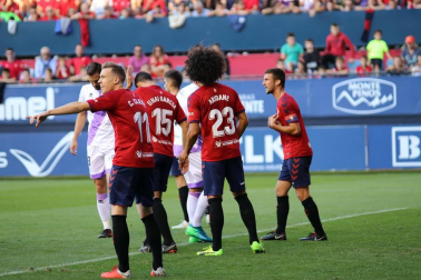 Imágenes del partido disputado en El Sadar entre el Osasuna y el Numancia el 30 de septiembre de 2018.