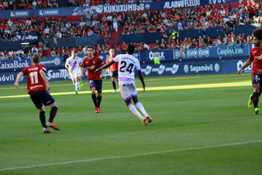 Imágenes del partido disputado en El Sadar entre el Osasuna y el Numancia el 30 de septiembre de 2018.