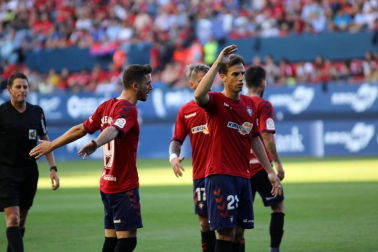 Imágenes del partido disputado en El Sadar entre el Osasuna y el Numancia el 30 de septiembre de 2018.