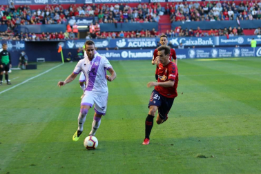 Imágenes del partido disputado en El Sadar entre el Osasuna y el Numancia el 30 de septiembre de 2018.