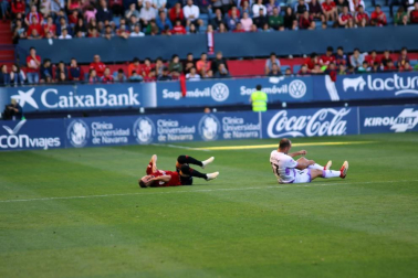 Imágenes del partido disputado en El Sadar entre el Osasuna y el Numancia el 30 de septiembre de 2018.