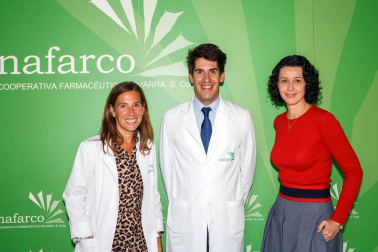 Un año más, la sede de Nafarco en Noáin acogió la feria Expofarma, en la que ya es su séptima edición. La Cooperativa Farmacéutica, referente en distribución en Navarra, reunió a 150 representantes de la industria de parafarmacia y OTC, que presentaron e informaron sobre los productos y marcas de 28 laboratorios.
