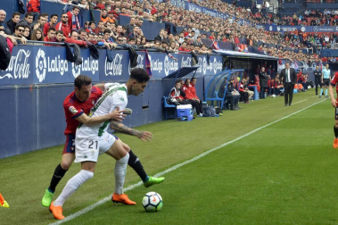Fotos de la primera parte del partido.