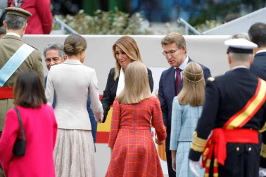 Este viernes, 12 de octubre, se ha celebrado el tradicional militar en Madrid, presidido por Felipe VI y la reina Letizia
