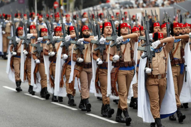 Este viernes, 12 de octubre, se ha celebrado el tradicional militar en Madrid, presidido por Felipe VI y la reina Letizia