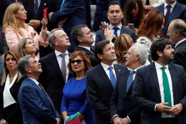 Este viernes, 12 de octubre, se ha celebrado el tradicional militar en Madrid, presidido por Felipe VI y la reina Letizia