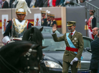 Este viernes, 12 de octubre, se ha celebrado el tradicional militar en Madrid, presidido por Felipe VI y la reina Letizia