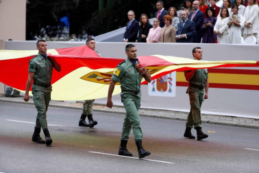 Este viernes, 12 de octubre, se ha celebrado el tradicional militar en Madrid, presidido por Felipe VI y la reina Letizia