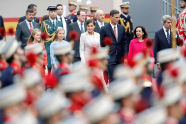 Este viernes, 12 de octubre, se ha celebrado el tradicional militar en Madrid, presidido por Felipe VI y la reina Letizia