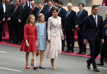 Este viernes, 12 de octubre, se ha celebrado el tradicional militar en Madrid, presidido por Felipe VI y la reina Letizia