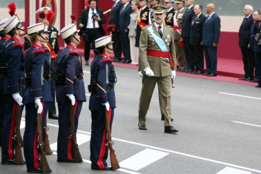 Este viernes, 12 de octubre, se ha celebrado el tradicional militar en Madrid, presidido por Felipe VI y la reina Letizia