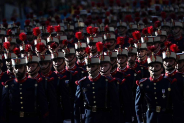 Este viernes, 12 de octubre, se ha celebrado el tradicional militar en Madrid, presidido por Felipe VI y la reina Letizia