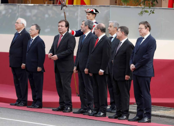 Este viernes, 12 de octubre, se ha celebrado el tradicional militar en Madrid, presidido por Felipe VI y la reina Letizia
