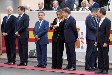 Este viernes, 12 de octubre, se ha celebrado el tradicional militar en Madrid, presidido por Felipe VI y la reina Letizia