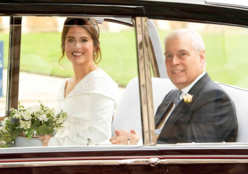 La princesa Eugenia se ha casado este viernes, 12 de octubre, con Jack Brooksbank, en la capilla de San Jorge en Windsor (Reino Unido)