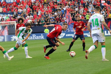Imágenes del partido disputado en El Sadar entre Osasuna y Córdoba el 13 de octubre de 2018.