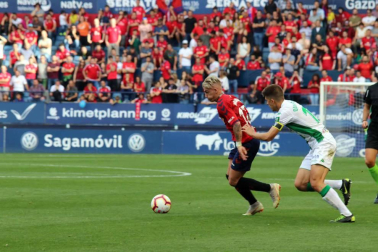 Imágenes del partido disputado en El Sadar entre Osasuna y Córdoba el 13 de octubre de 2018.