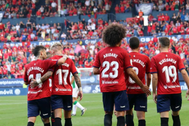 Imágenes del partido disputado en El Sadar entre Osasuna y Córdoba el 13 de octubre de 2018.