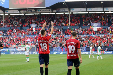 Imágenes del partido disputado en El Sadar entre Osasuna y Córdoba el 13 de octubre de 2018.