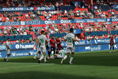 Imágenes del partido disputado en El Sadar entre Osasuna y Córdoba el 13 de octubre de 2018.