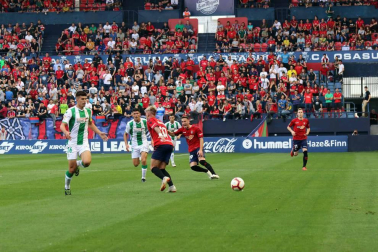 Imágenes del partido disputado en El Sadar entre Osasuna y Córdoba el 13 de octubre de 2018.