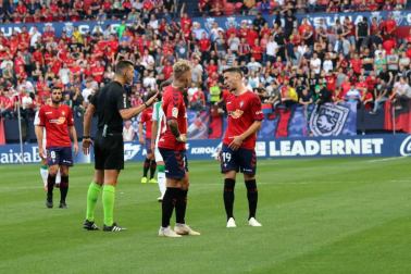 Imágenes del partido disputado en El Sadar entre Osasuna y Córdoba el 13 de octubre de 2018.