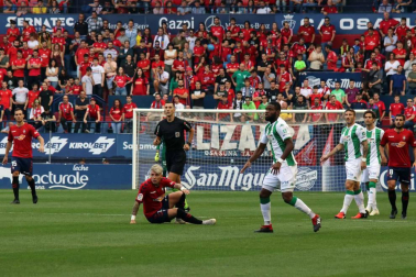 Imágenes del partido disputado en El Sadar entre Osasuna y Córdoba el 13 de octubre de 2018.