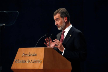 Ceremonia de entrega de los Premios Princesa de Asturias 2018 en el Teatro Campoamor de Oviedo.
