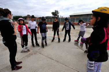 Alumnado del colegio público Río Arga de Berbinzana.