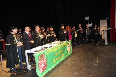 La localidad ribera acogió este sábado, 20 de octubre, la reunión anual de los cofrades.