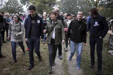 Miles de personas participan en el Nafarroa Oinez que se celebra este domingo en Alsasua